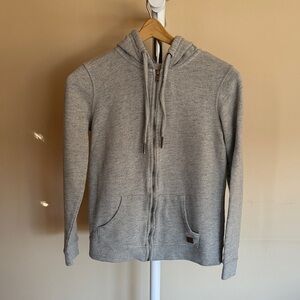 Roxy Women's Gray Zip-Up Hoodie